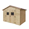 Clearance Casetta in legno da giardino "eden" in abete rosso massiccio 300x220x226 cm Casette Da Giardino