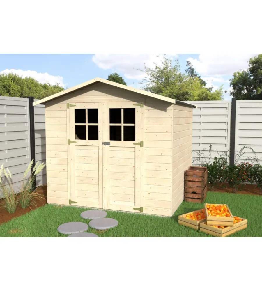 DÉCOR ET JARDIN Casette Da Giardino|Casetta in legno da giardino decor et jardin "lode" in abete bianco nordico 229x202x199 cm