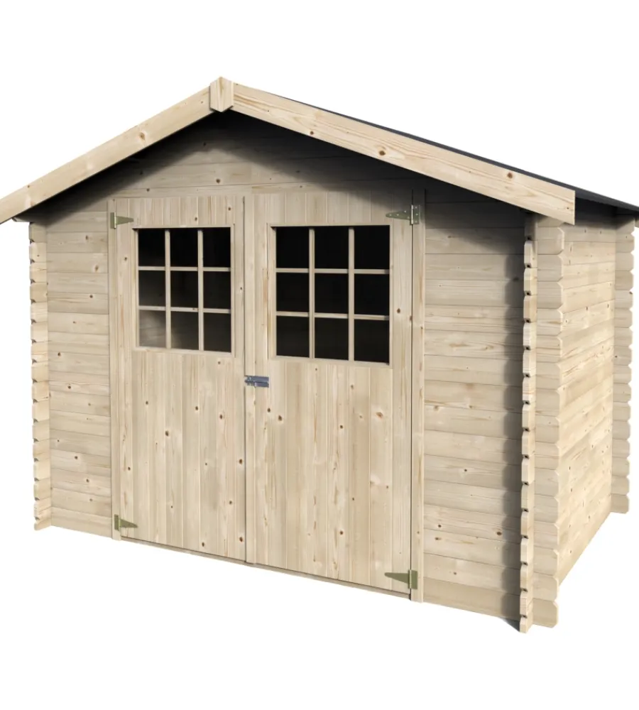 DÉCOR ET JARDIN Casette Da Giardino|Casetta in legno da giardino decor et jardin "flodova" in abete bianco nordico 317x213x232 cm