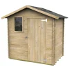 Alce Casette Da Giardino|Casetta in legno da giardino "livia" in abete 198x130x205 cm