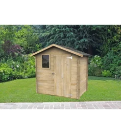 Alce Casette Da Giardino|Casetta in legno da giardino "livia" in abete 198x130x205 cm