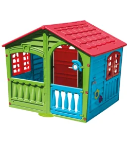 Giochi E Casette Bimbo- Casetta per bambini da esterno "house of fun ", 130x111x115 cm