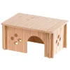 Sale Casetta per porcellini d'india in legno "sin 4654" 26x17,3x13 cm Gabbie Per Roditori