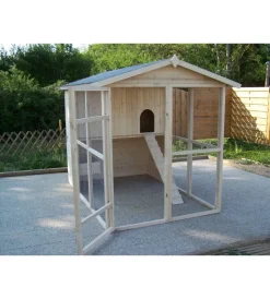 New Casetta pollaio per galline in legno
