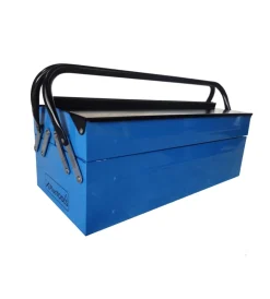 Discount Cassetta porta attrezzi in metallo 3 scomparti 47x22x19,5 cm Officina E Garage