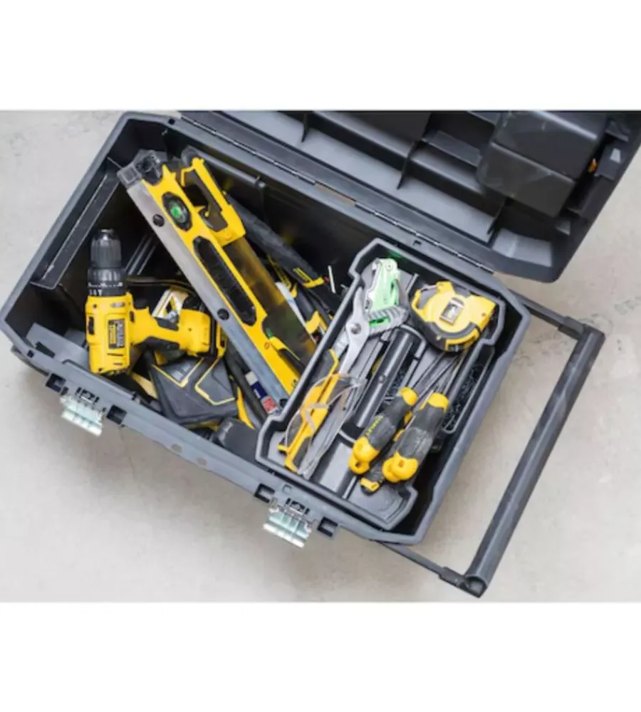 Officina E Garage-Stanley Cassetta porta utensili "essential" con ruote, 66,5x34,4x40,4 cm