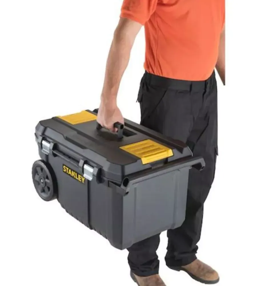 Officina E Garage-Stanley Cassetta porta utensili "essential" con ruote, 66,5x34,4x40,4 cm