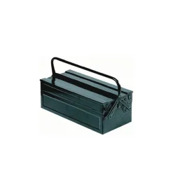 Outlet Cassetta portautensili italia in lamiera verniciata 3 scomparti misure cm. 45x20x10,5 (lxpxh) Officina E Garage