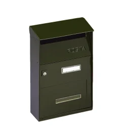 Alubox Ferramenta Per Esterno|Cassetta postale in ghisa - 33hx22x11 cm.