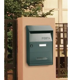 Alubox Ferramenta Per Esterno|Cassetta postale in ghisa - 33hx22x11 cm.