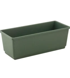 Coltivazione E Cura- Cassetta/vaso per  gerani verde - lungo 40 cm.