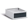 Officina E Garage- Cassettiera 1 cassetto fami per banco da lavoro e carrelli minuteria in acciaio grigio 50x63x21 cm