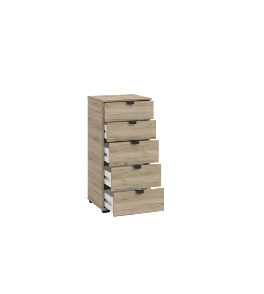 Online Cassettiera "pamplona" 5 cassetti, 45x40x95 cm Cassettiere