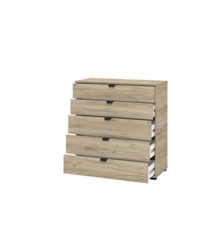 Sale Cassettiera "pamplona" 5 cassetti, 90x40x95 cm Cassettiere
