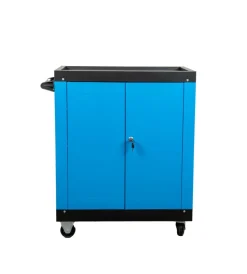 Easy System Officina E Garage|Cassettiera porta attrezzi 3 ripiani con ruote e maniglia 65x38x72 cm