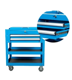 Officina E Garage-Easy System Cassettiera porta attrezzi con ruote 76x44x76 cm