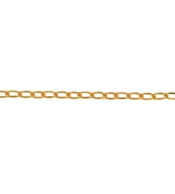 Sistemi Di Fissaggio|Catena decorativa pretagliata ø 2 mm. in acciaio ottonato 2,5 mt.