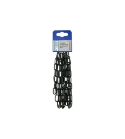 Sistemi Di Fissaggio|Catena decorativa pretagliata ø 2 mm. in acciaio nero martellato 2,5 mt.