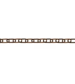 Sistemi Di Fissaggio|Catena decorativa pretagliata ø 2 mm. in acciaio nero martellato 2,5 mt.