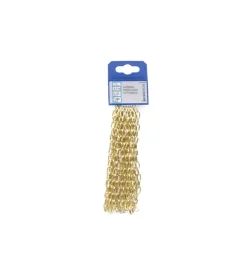Sistemi Di Fissaggio|Catena forzatina pretagliata ø 1,6 mm. in acciao ottonato 2,5 mt.
