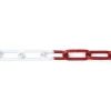 Sistemi Di Fissaggio|Catena genovese maglia lunga saldata ø 5 mm. in acciaio bianco/rosso 30 mt.