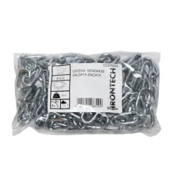 Sistemi Di Fissaggio- Catena genovese pretagliata ø 5 mm. in acciaio zincato 2,5 mt.
