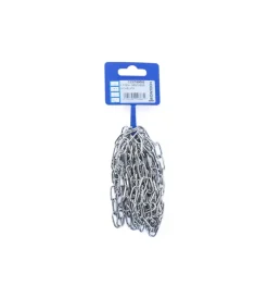 Sistemi Di Fissaggio|Catena genovese pretagliata maglia corta ø 2 mm. in acciaio nichelato 2,5 mt.
