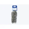 Outlet Catena genovese pretagliata maglia quadra ø 2 mm. in acciaio nichelato 2,5 mt. Sistemi Di Fissaggio