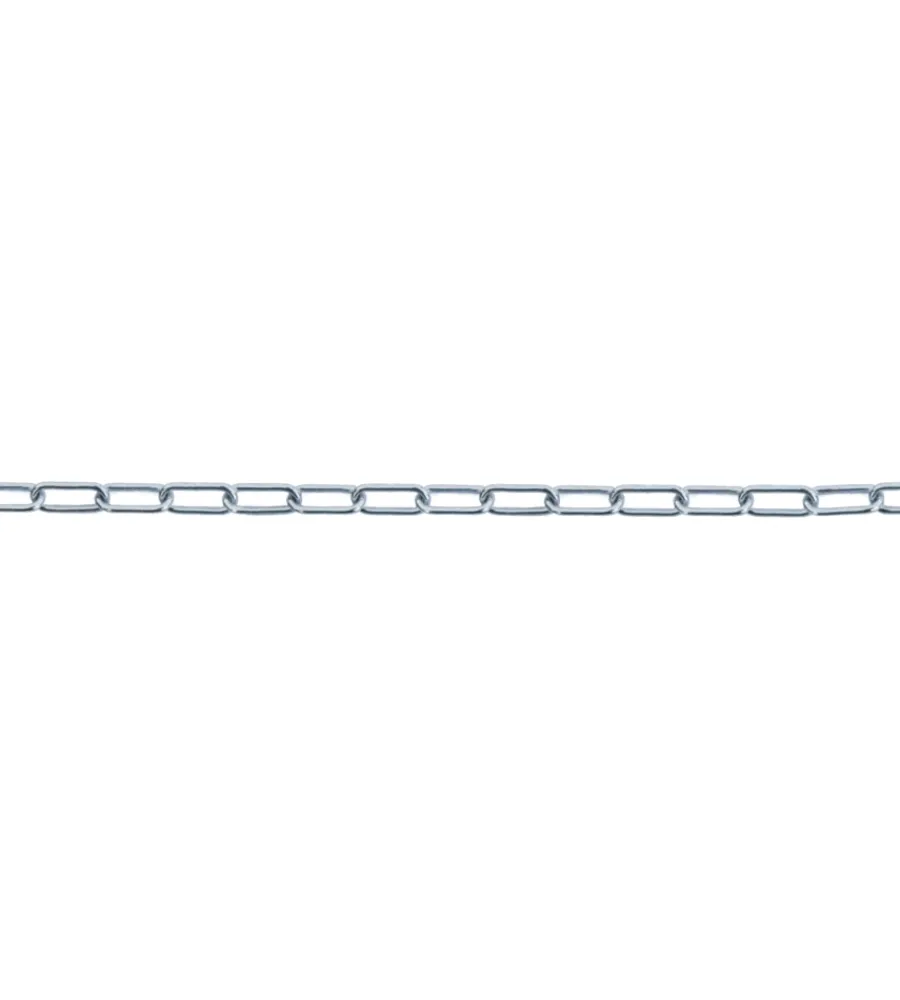 Sistemi Di Fissaggio|Catena genovese pretagliata ø 2 mm. in acciaio zincato 5 mt.
