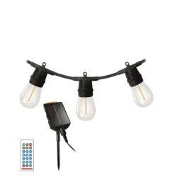 Illuminazione Per Esterno|Catena luminosa solare con 10 luci, 5 m