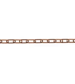 Sistemi Di Fissaggio|Catena ornamentale ø 2,0 mm. - acciaio brunito - 10 mt.
