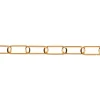 Sistemi Di Fissaggio|Catena ornamentale maglia lunga ø 2,8 mm. in acciaio ottonato 15 mt.