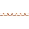 Sistemi Di Fissaggio- Catena ornamentale ovale ø 2,8 mm. in acciaio ramato 15 mt.
