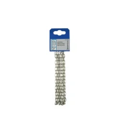Sistemi Di Fissaggio- Catena orologio pretagliata ø 1,3 mm. in acciao nichelato 2,5 mt.