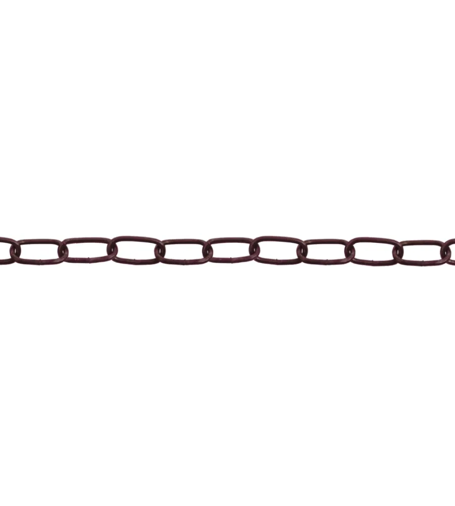 Sistemi Di Fissaggio- Catena ovale pretagliata ø 2,5 mm. in acciaio bronzato 2,5 mt.