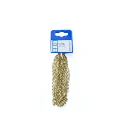 Sistemi Di Fissaggio|Catena ritorta pretagliata ø 0,8 mm. in acciaio ottonato 2,5 mt.