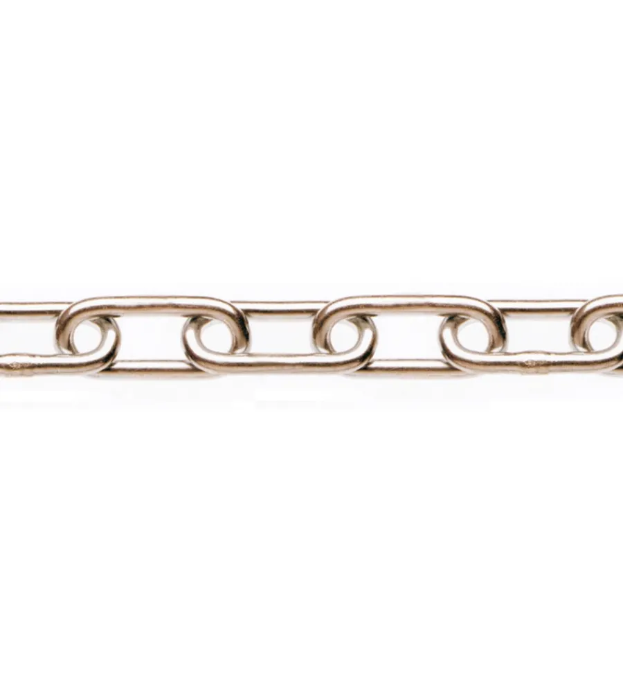 Sistemi Di Fissaggio|Catena tipo "c" ø 6,0 mm. - acciaio zincato - 25 mt.