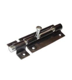 Hot Catenaccio a cannone 120 mm. - verniciato nero Serratura E Sicurezza