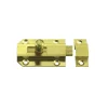 Catenaccio diritto 60 x 25 mm. - in ottone lucido Serratura E Sicurezza