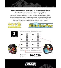 New Catene da neve autovetture wx-9 - winter gran pree 3 winter gran pree  gp02052 Catene E Calze Da Neve
