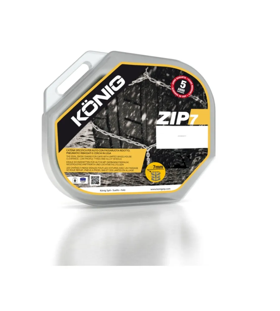 Konig Catene E Calze Da Neve|Catene zip 7, gr 102 -