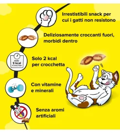 Alimenti Secco Gatto|Catisfaction - snack per gatti tacchino 60 gr