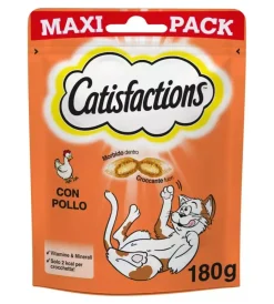 Alimenti Secco Gatto- Catisfaction - snack per gatti pollo 180 gr