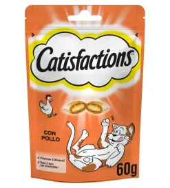 New Catisfaction - snack per gatti pollo 60 gr Alimenti Secco Gatto