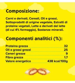 Catisfaction - snack per gatti formaggio 180 gr Alimenti Secco Gatto