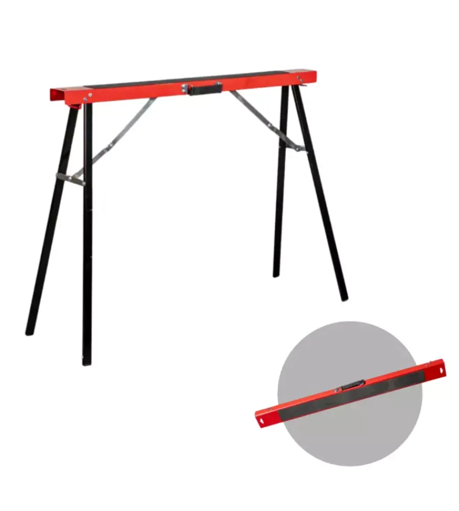 Cavalletti- Cavalletto da lavoro pieghevole easy system con maniglia con portata 125 kg 99,8x39,2xh80 cm