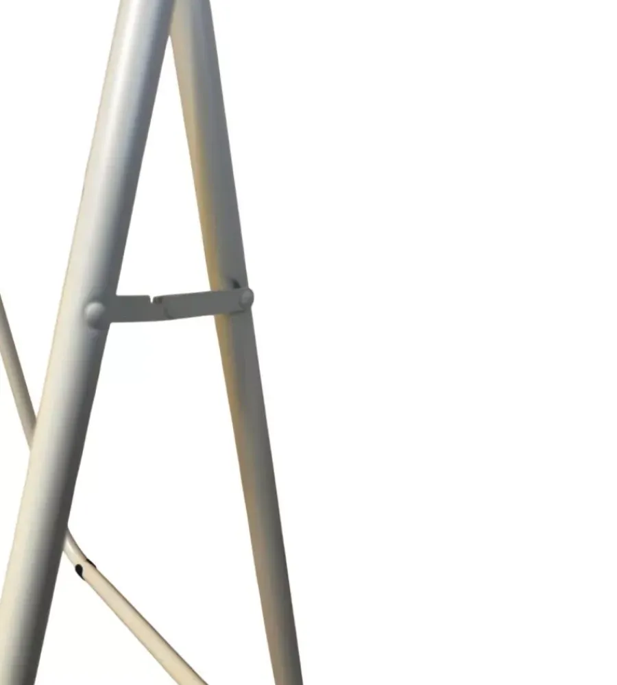 Easy System Cavalletti|Cavalletto pieghevole in metallo bianco 62x35x75 cm