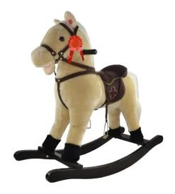 Giochi E Casette Bimbo|Cavallo a dondolo per bambini con suoni, beige