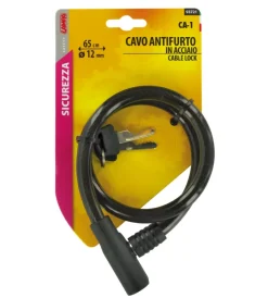 Bici-Lampa Cavo antifurto ca1 cm65 mm12  93721