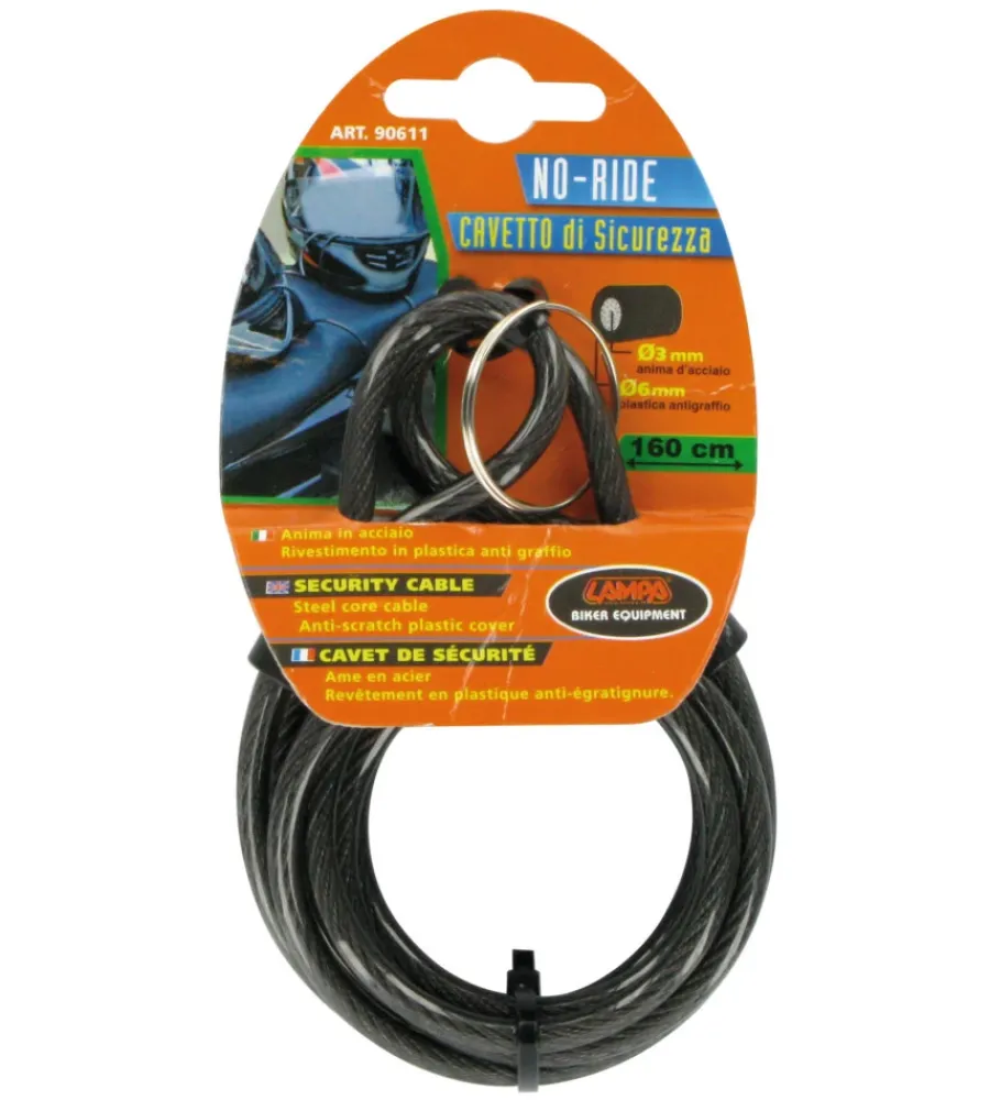 Moto-Lampa Cavo antifurto "no ride" 90611